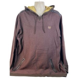 vtg Nike Lebron James Signiture Collection Boiled Wool Hoodie Sweatshirt Mens XL